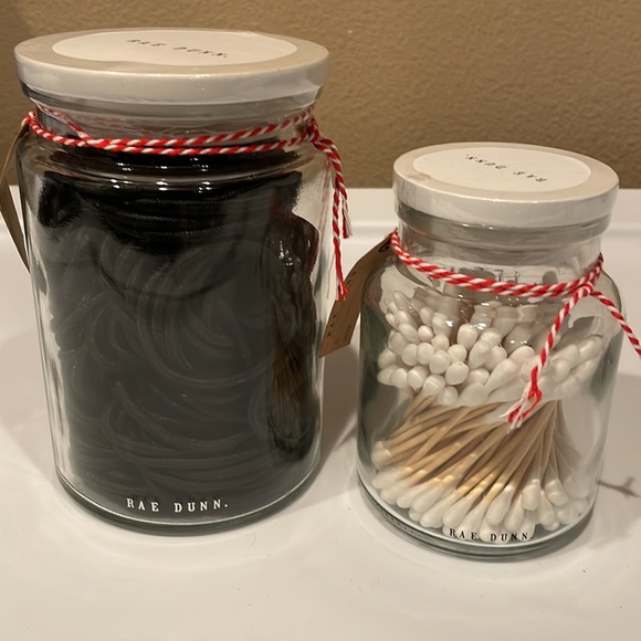 Rae Dunn “Let It Snow” Collection, Two Jars - Picture 2 of 5